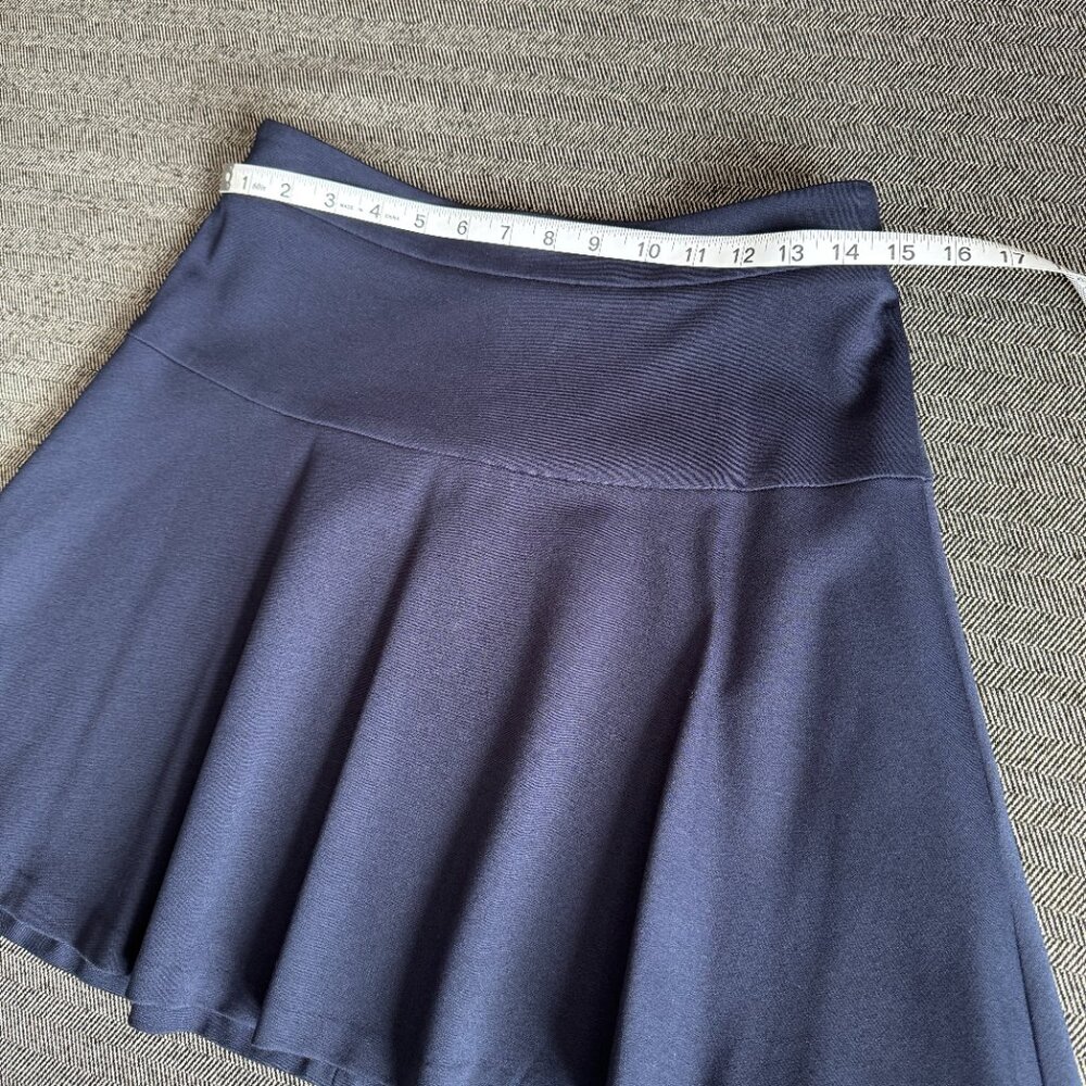 Navy Mini Skirt NWT Petite 4 - Picture 10 of 12